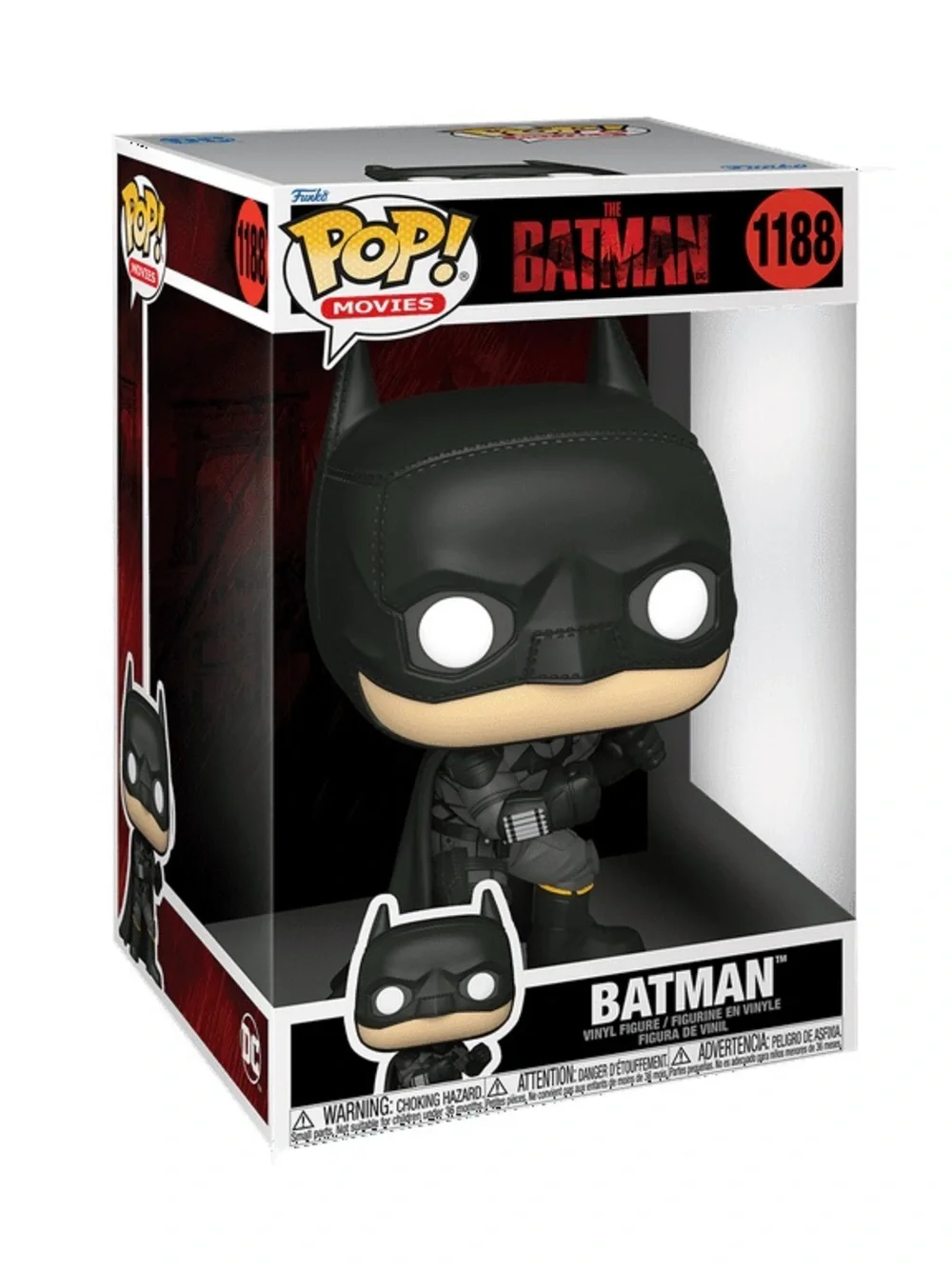 Funko Pop! Jumbo: The Batman - Batman Vinyl Figure - Picture 2 of 5